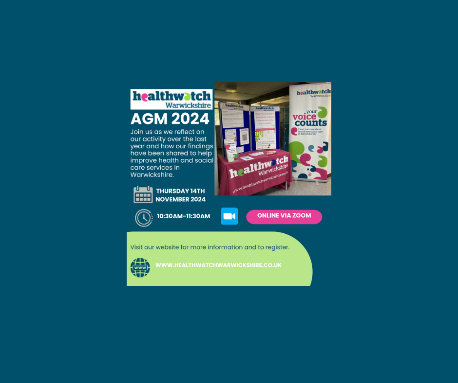 Social media advert for HWW AGM 2024