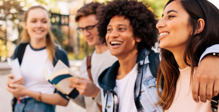 students smiling